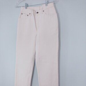 NWOT Jeanology Collection Natural Color Canvas Jeans Size 4